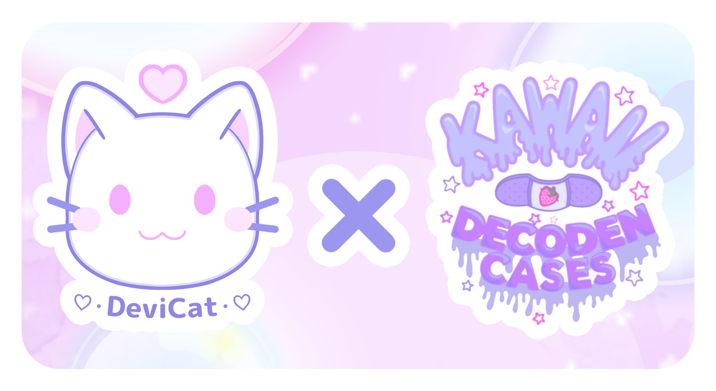 DeviCat X Kawaii Decoden Cases Collaboration Framed Prints *Preorder*