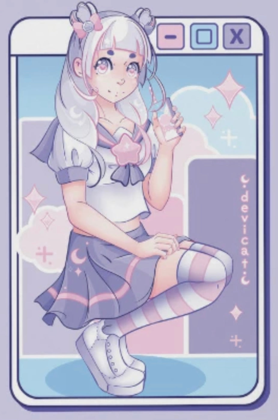 DeviCat X Kawaii Decoden Cases Collaboration Framed Prints *Preorder*