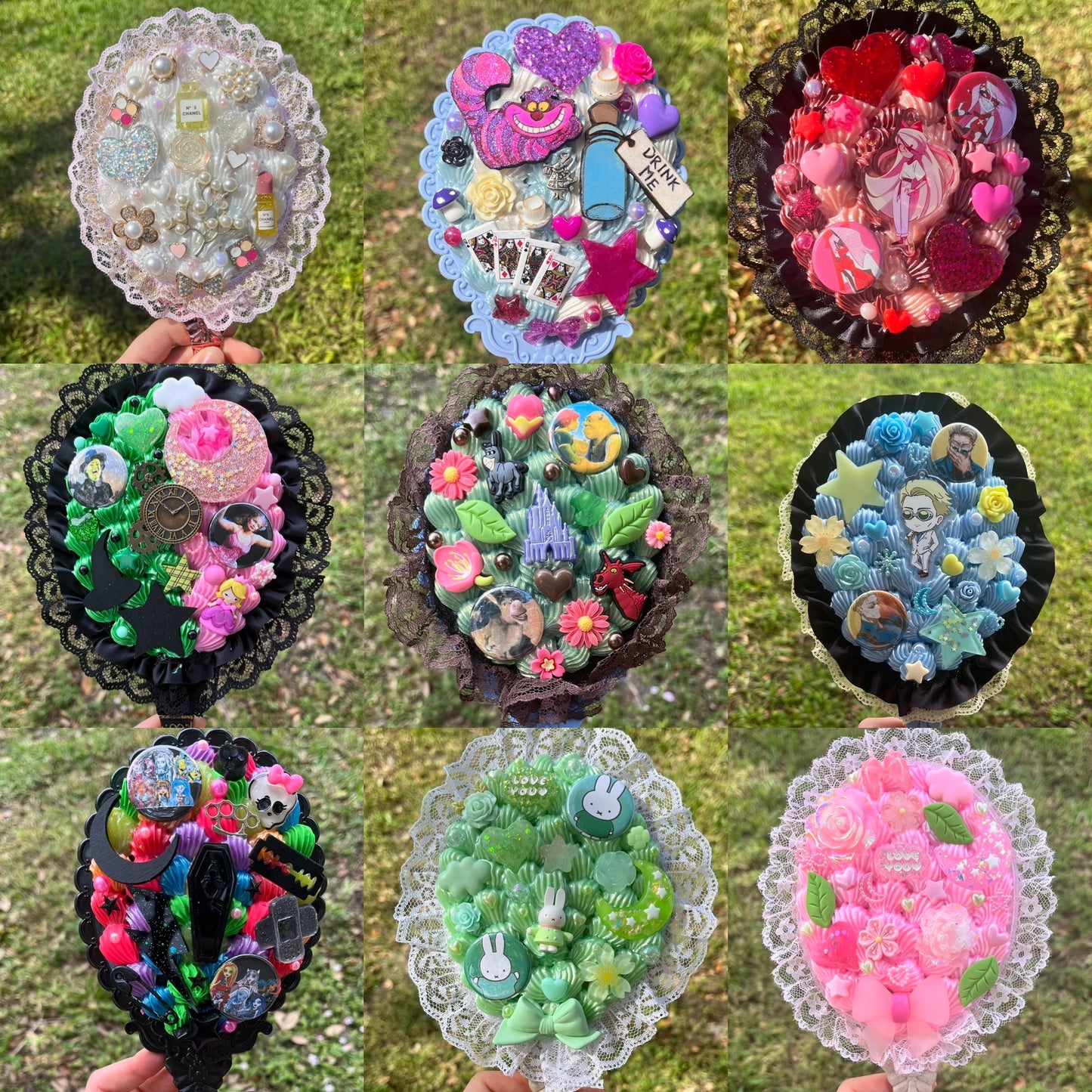 Custom Kawaii Decoden Mirrors