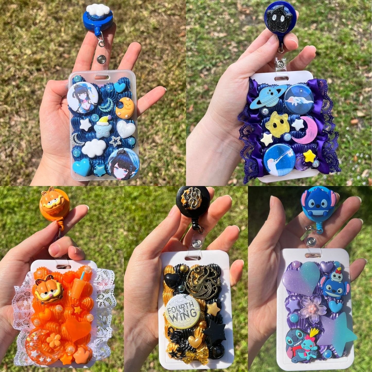 Custom Kawaii Decoden ID Badges + Reel
