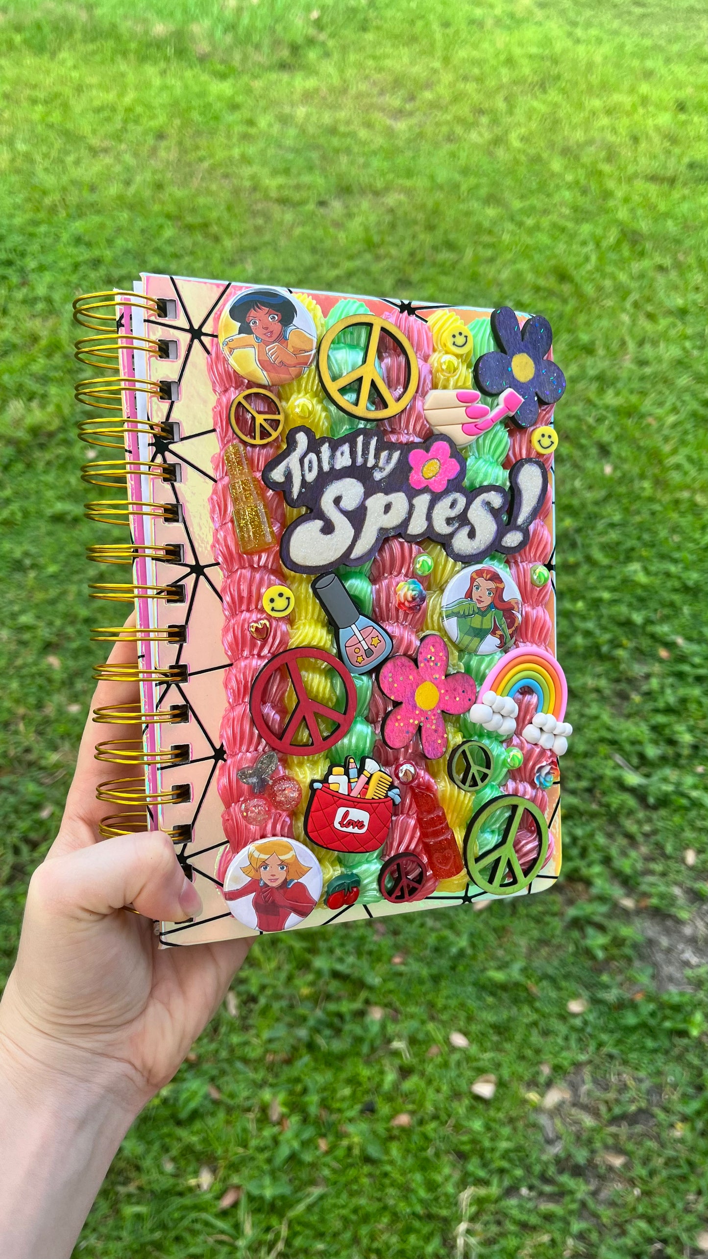 Custom Kawaii Decoden Journal/Sketchbook