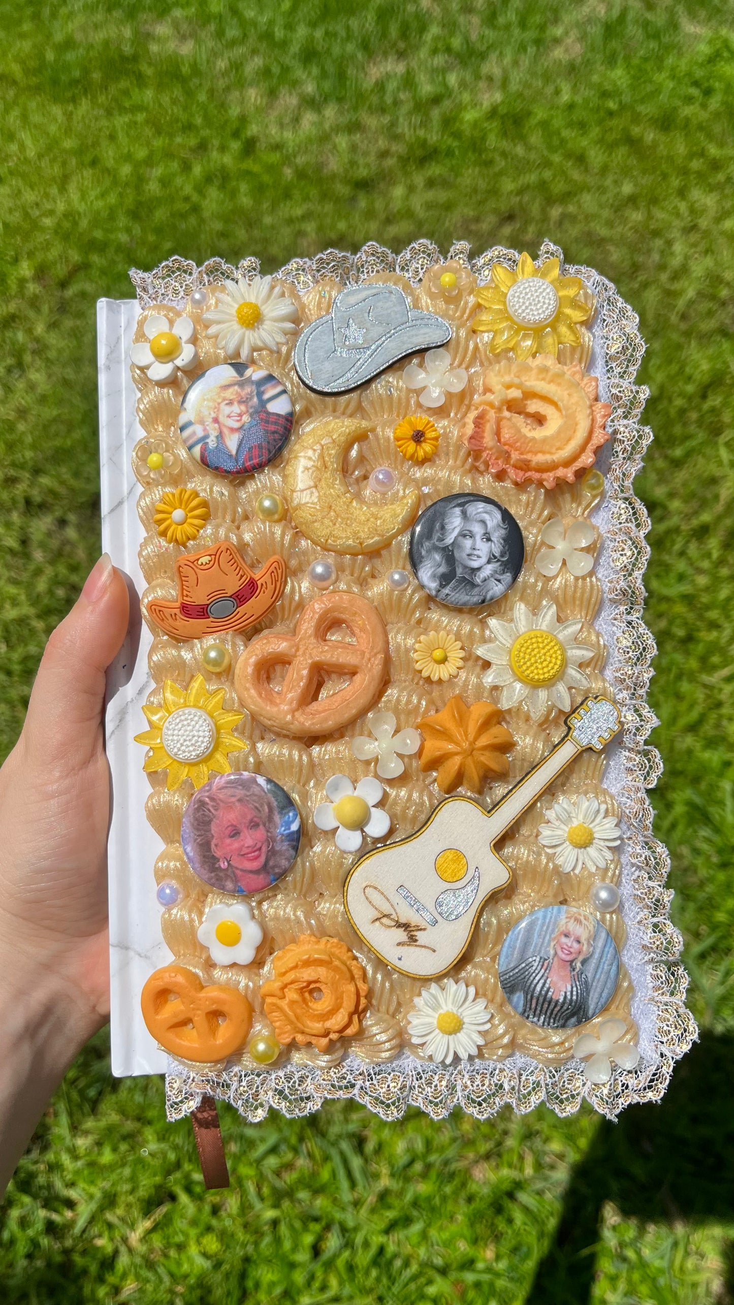 Custom Kawaii Decoden Journal/Sketchbook