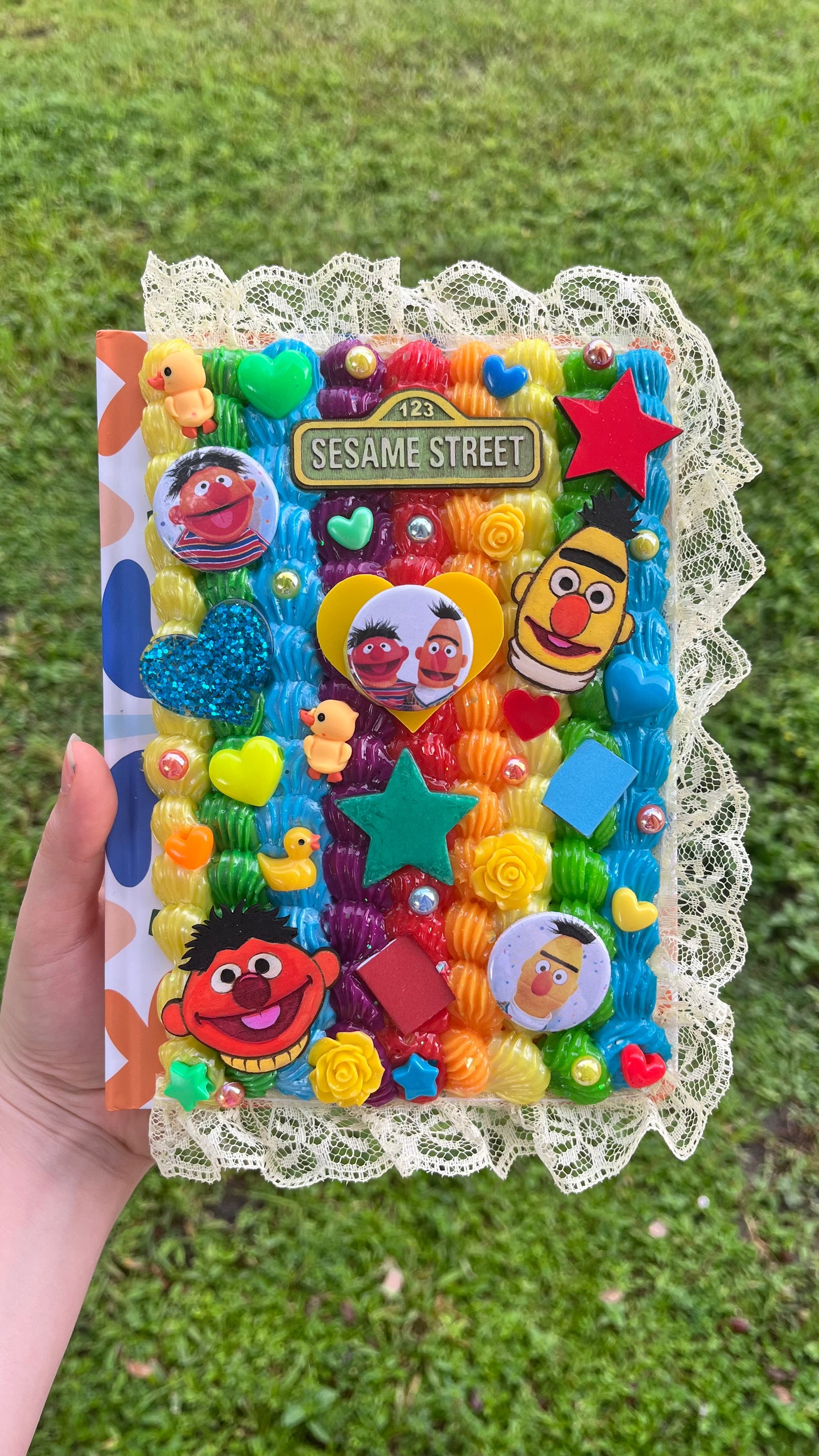 Custom Kawaii Decoden Journal/Sketchbook
