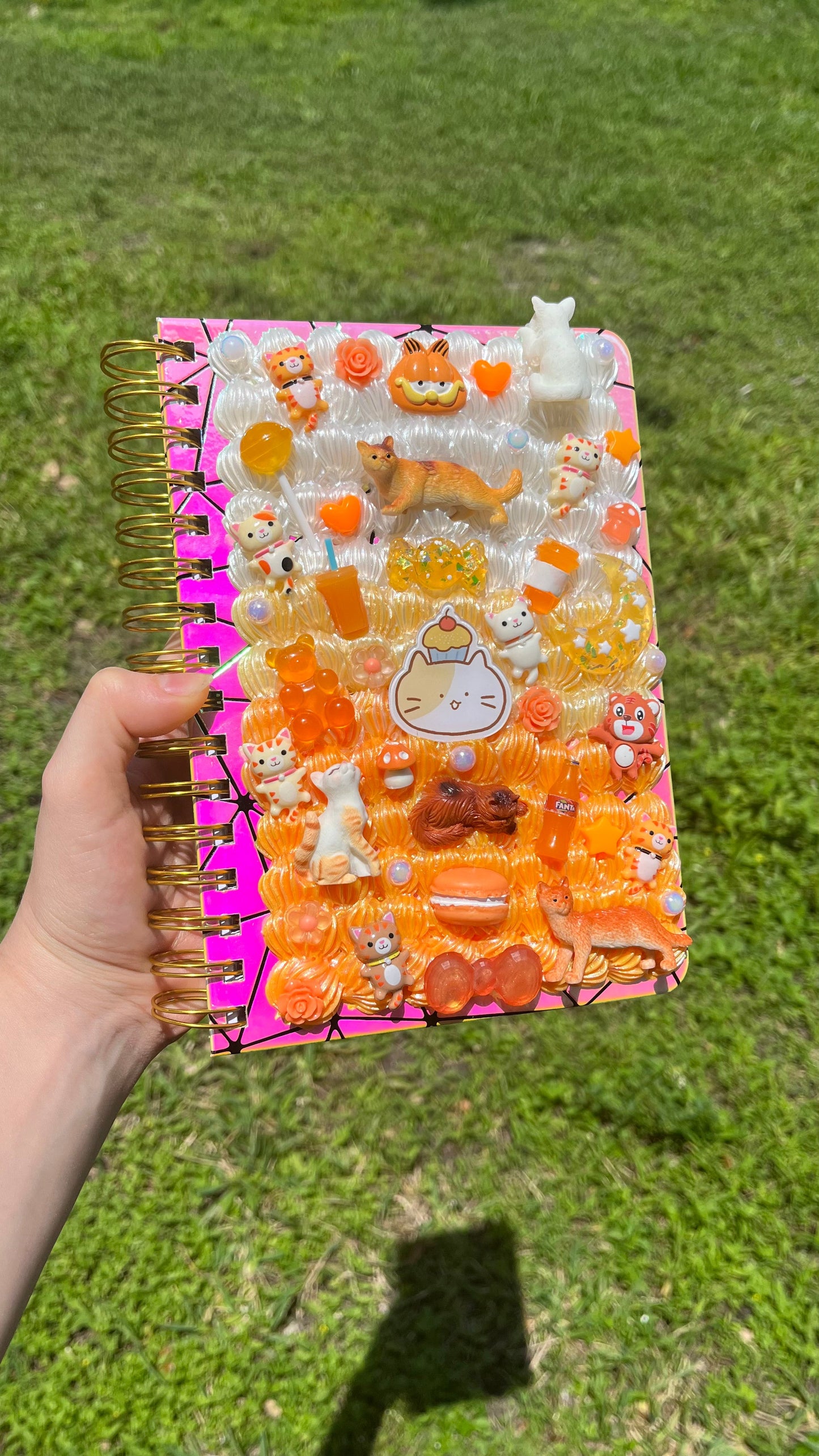 Custom Kawaii Decoden Journal/Sketchbook