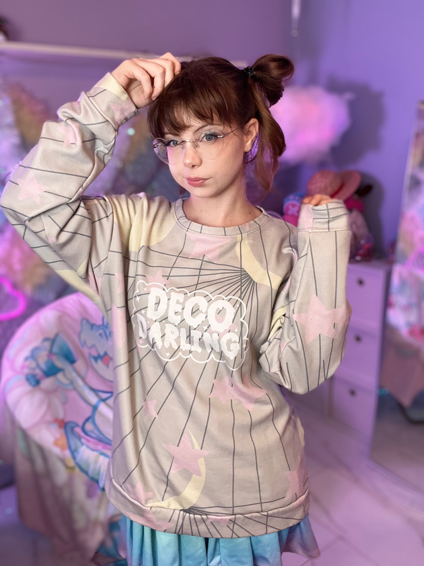 Deco Darling Grey Sweatshirt