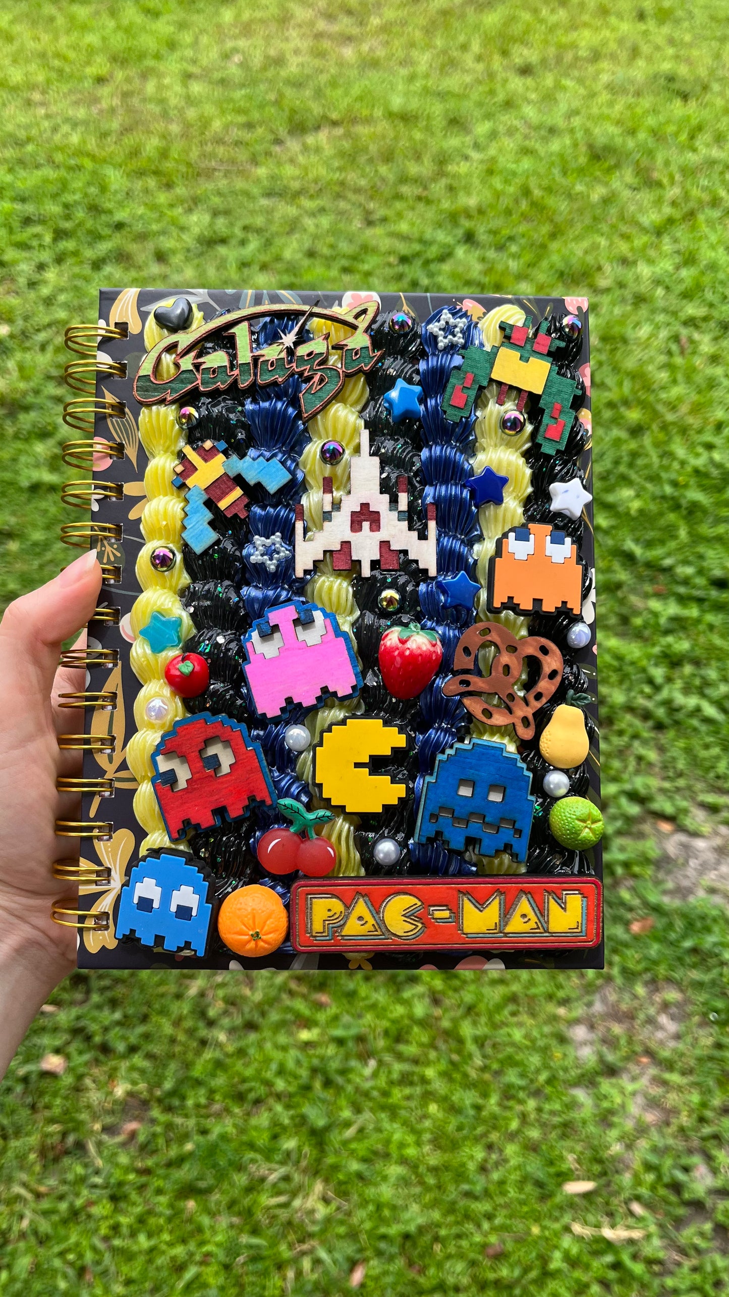 Custom Kawaii Decoden Journal/Sketchbook