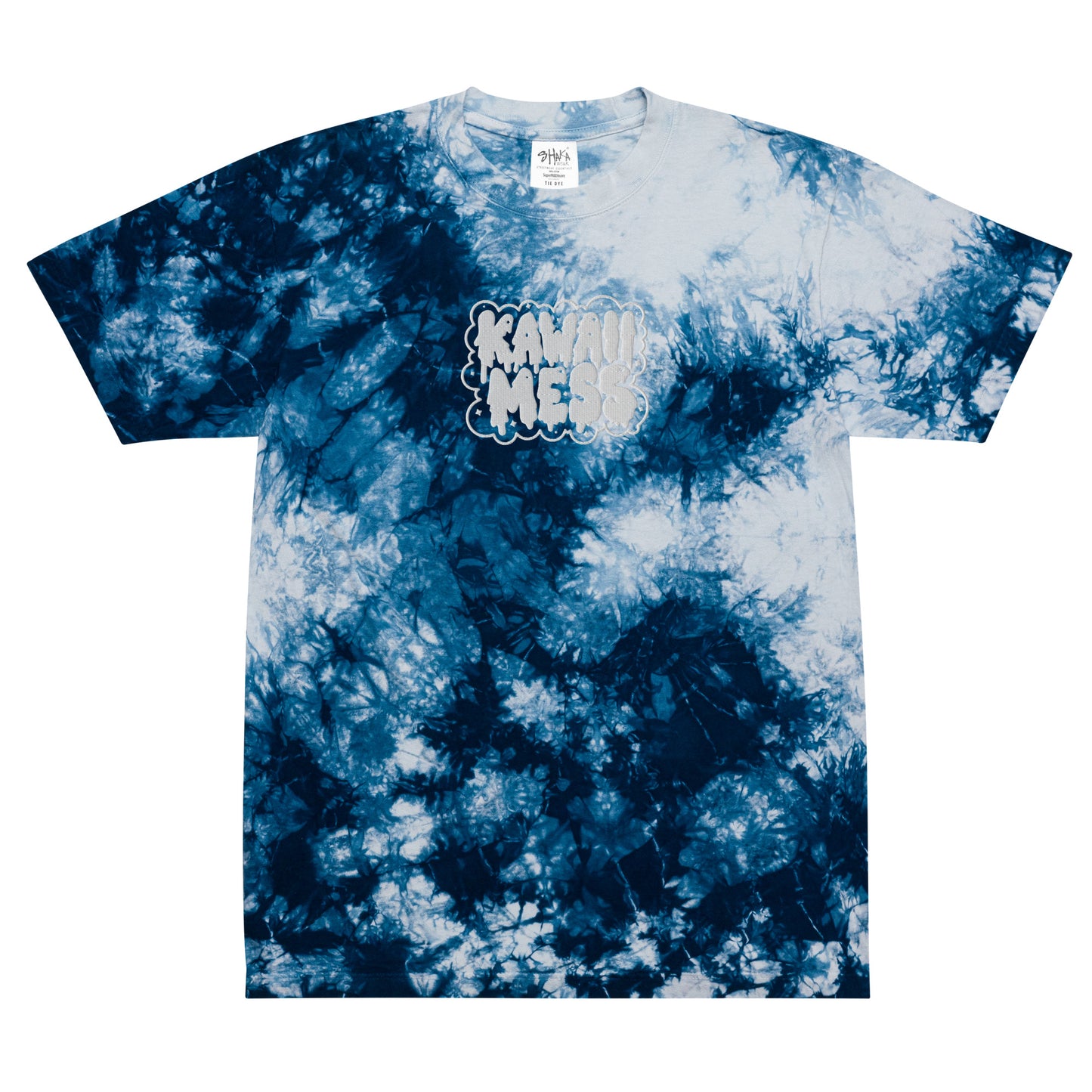 Kawaii Mess Oversized tie-dye t-shirt