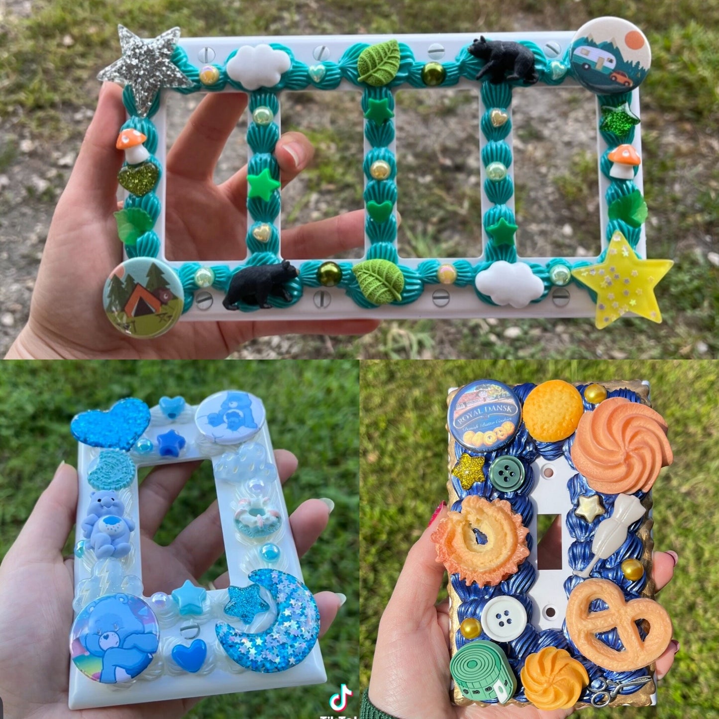 Custom Decoden Light Switch Covers