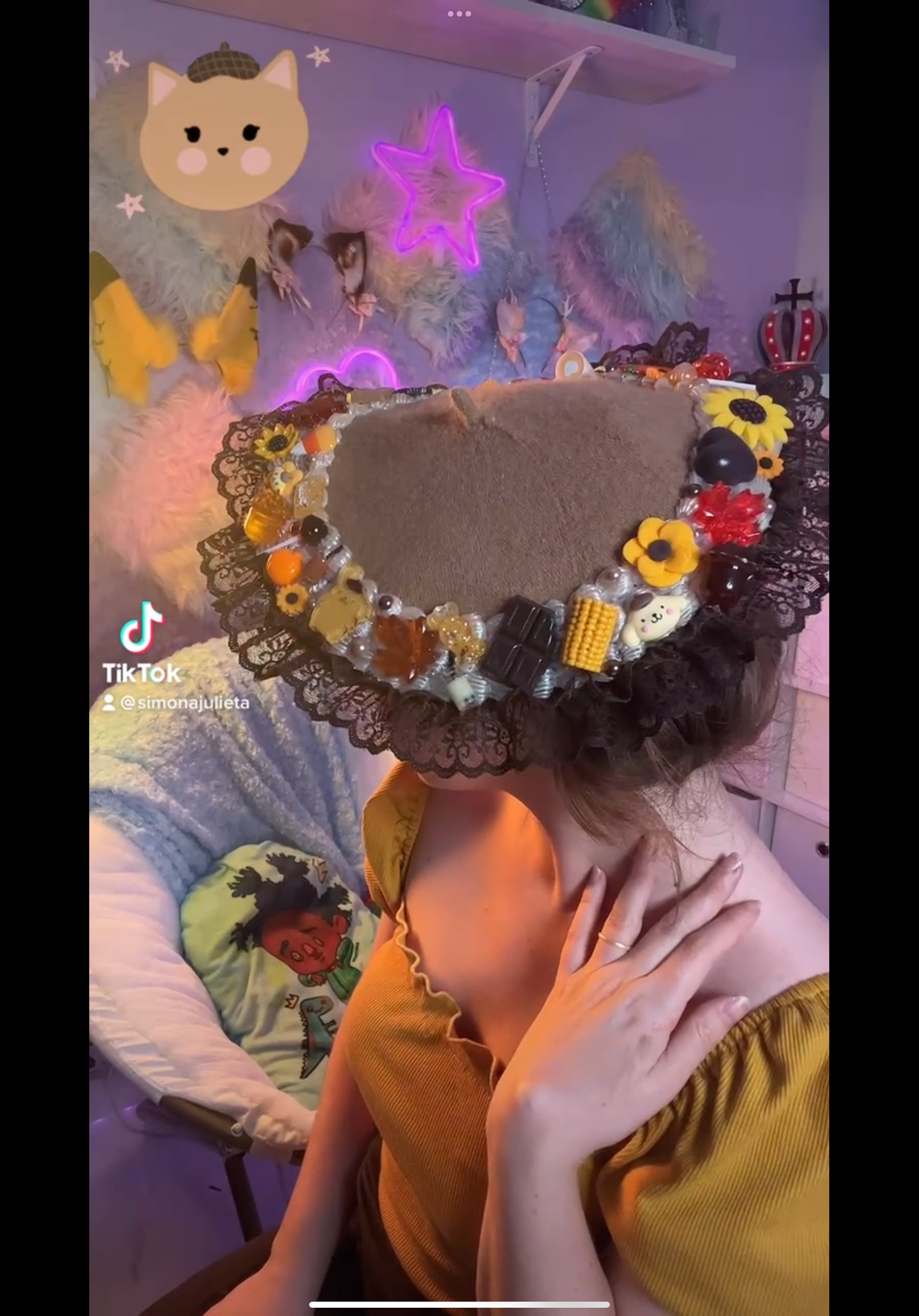 Custom Kawaii Decoden Beret Hat