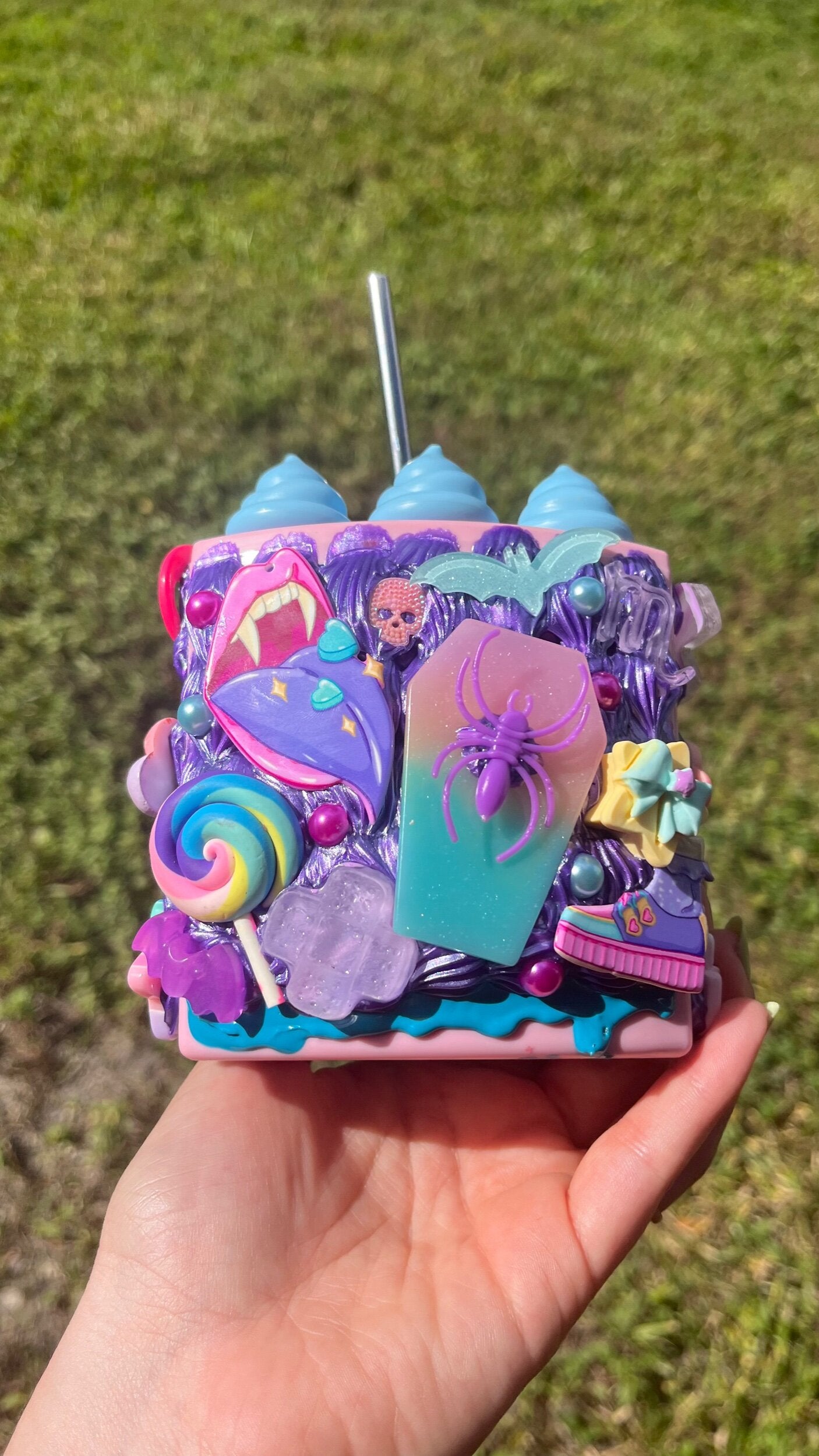 Custom Kawaii Decoden Cake Slice Beverage Cup