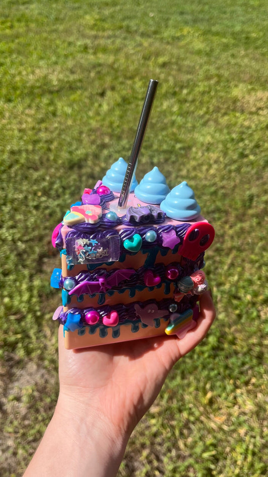 Custom Decoden Cake Drink Cup