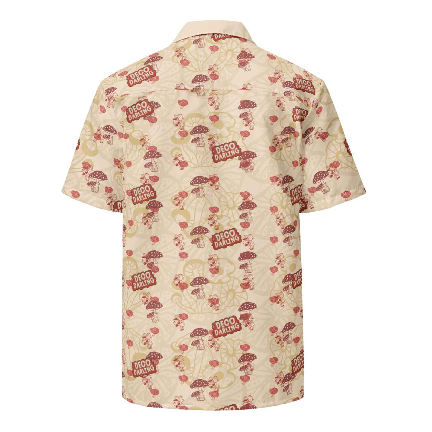 Mushroom Deco Darling Unisex button shirt