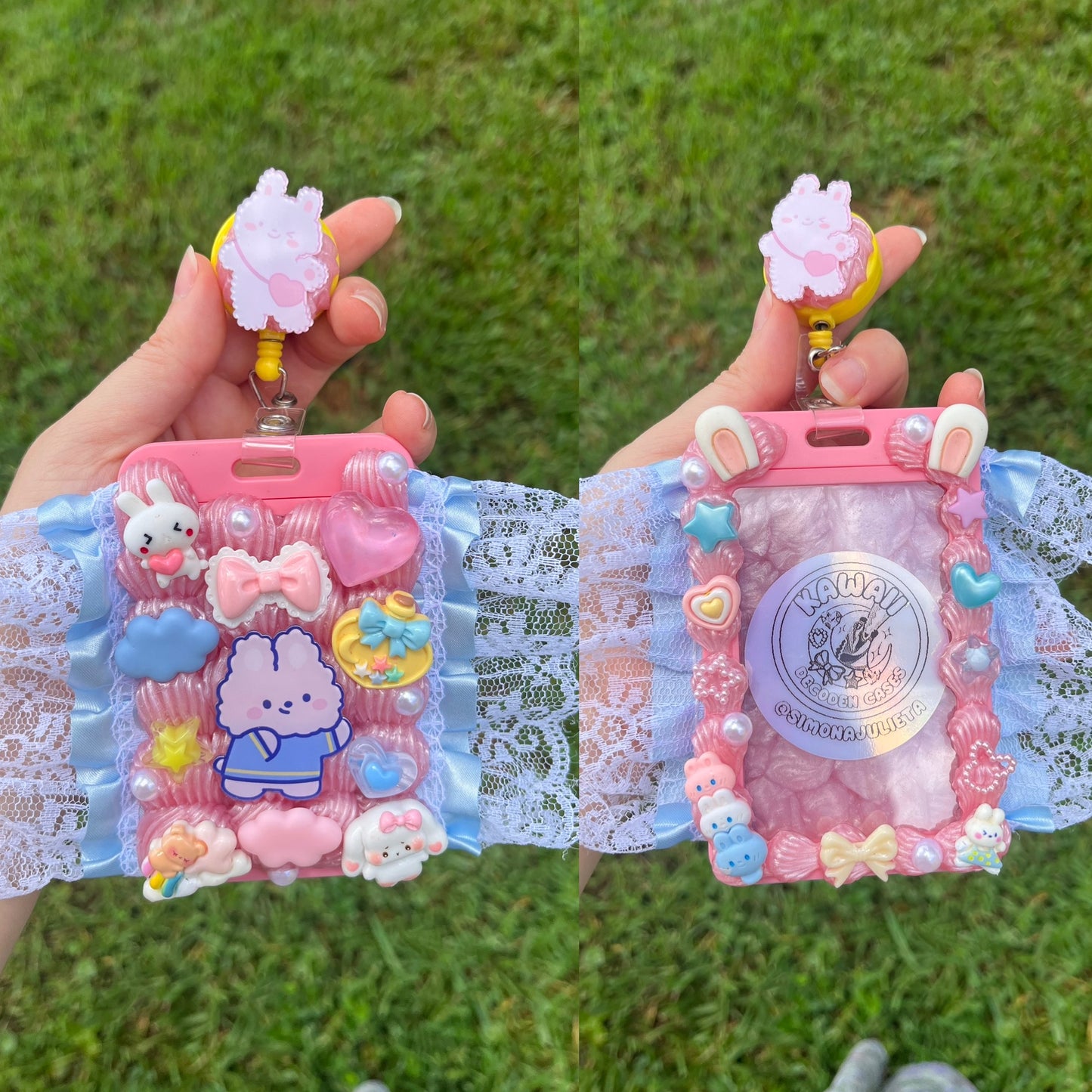 Custom Kawaii Decoden photo card holders + Reel