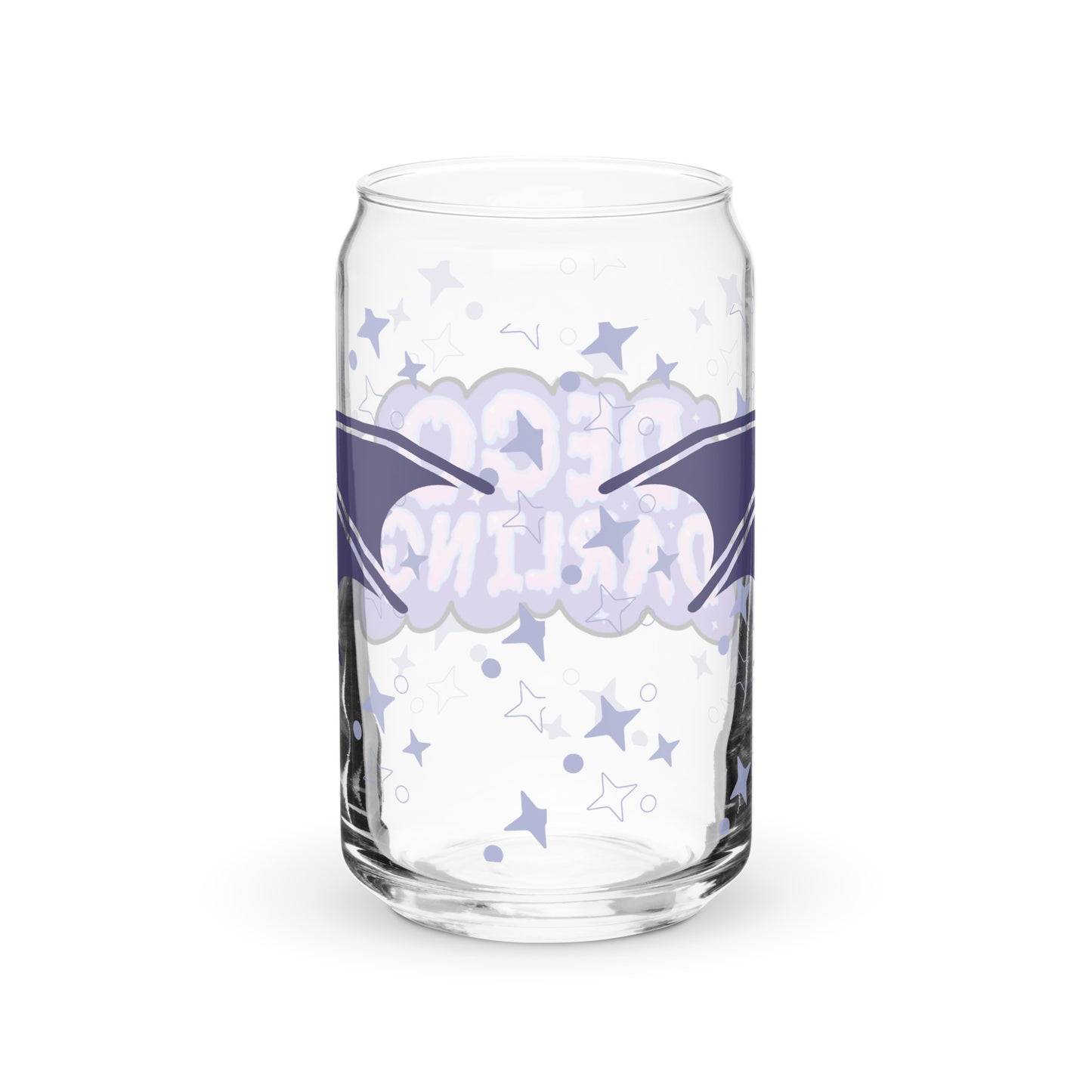 Deco Darling Can-shaped glass
