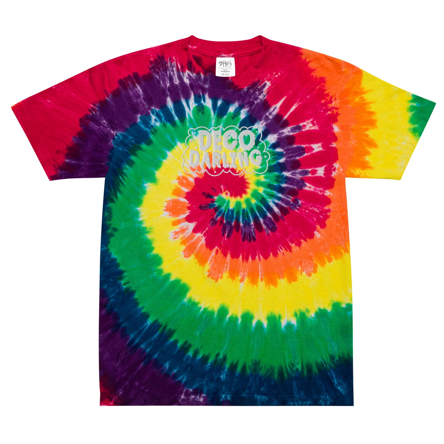 Deco Darling Oversized tie-dye t-shirt